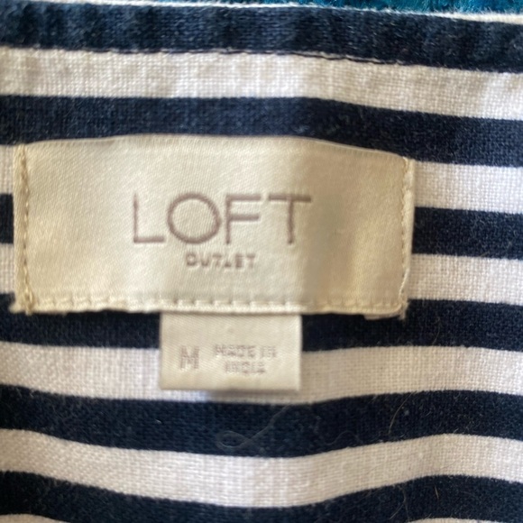 Loft “Summer”Striped Jacket M - Picture 4 of 7